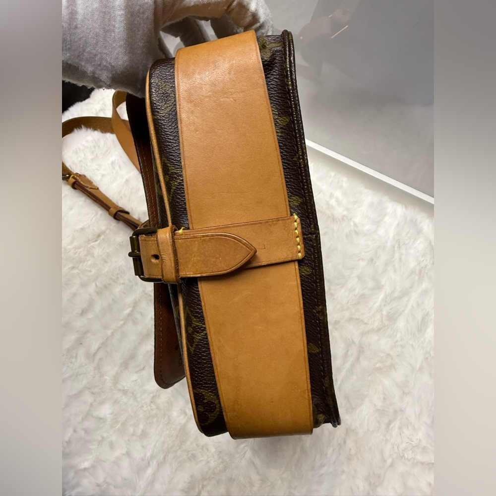 Louis Vuitton Monogram Crossbody Bag in Brown and Gold - Picture 11 of 12